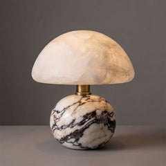 Violett geäderter Marmor & Alabaster Weiß