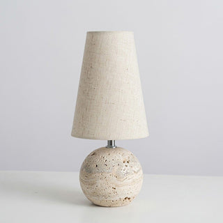 Velmont Travertine Table Lamp