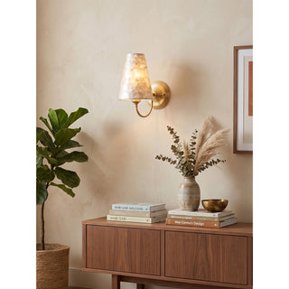 Paloma Textured Shell Sconce