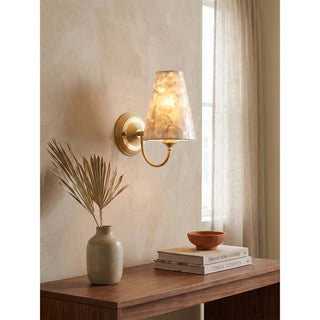 Paloma Textured Shell Sconce