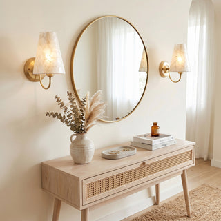 Paloma Textured Shell Sconce