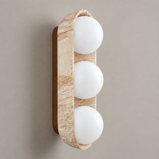Paola Travertine Wall Light