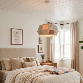 Penelope Patchwork Fabric Pendant Lamp