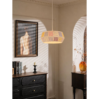 Penelope Patchwork Fabric Pendant Lamp