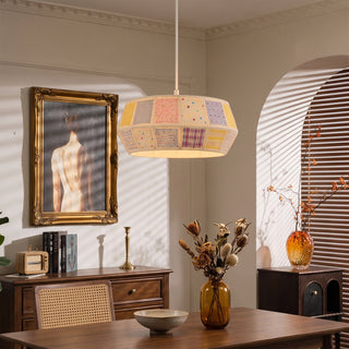 Penelope Patchwork Fabric Pendant Lamp