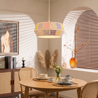 Penelope Patchwork Fabric Pendant Lamp