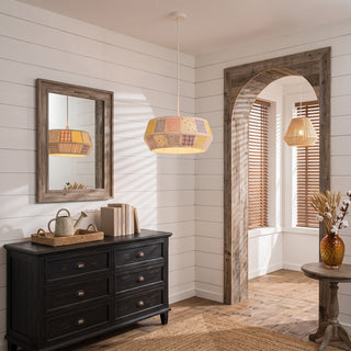 Penelope Patchwork Fabric Pendant Lamp