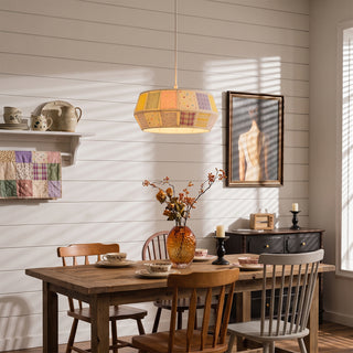 Penelope Patchwork Fabric Pendant Lamp