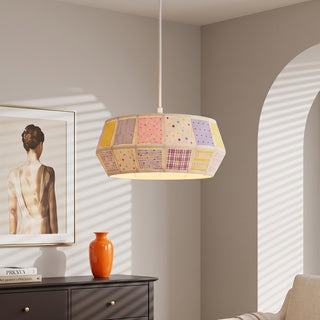 Penelope Patchwork Fabric Pendant Lamp