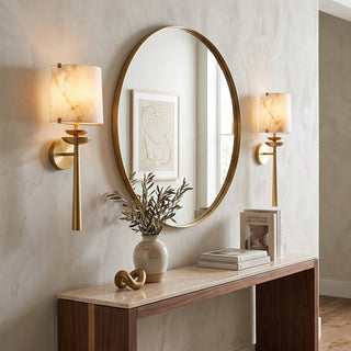 Petra Alabaster Torch Sconce