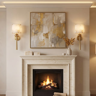 Petra Alabaster Torch Sconce