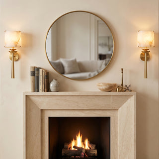 Petra Alabaster Torch Sconce