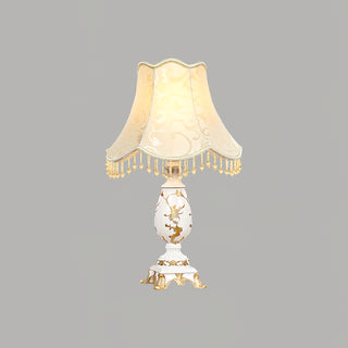 Petunia Resin Table Lamp 12.2″