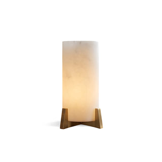Phaeron Alabaster Pillar Table Lamp