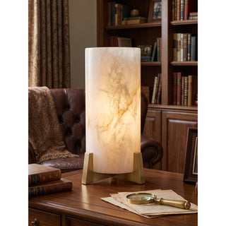 Phaeron Alabaster Pillar Table Lamp – detail 10