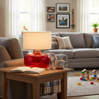 Pillowfort Glass Table Lamp
