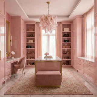 Pink Murano Glass Chandelier