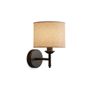Brantis Linen Drum Sconce