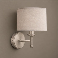 Satin Nickel & Off-White