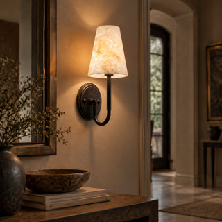 Aethel Tapered Alabaster Sconce