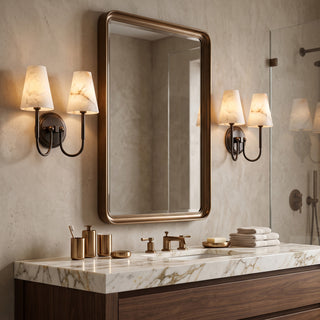 Aethel Tapered Alabaster Sconce