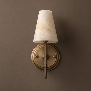 Aethel Tapered Alabaster Sconce