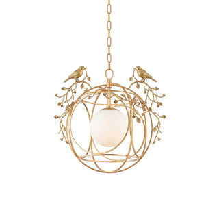 Avionet Songbird Brass Chandelier