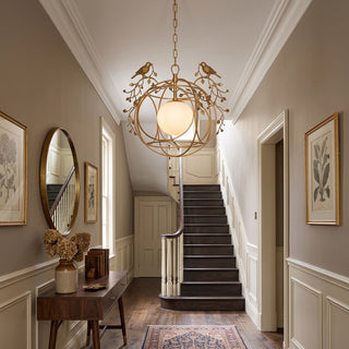 Avionet Songbird Brass Chandelier – detail 8