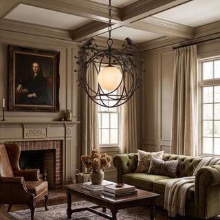 Avionet Songbird Brass Chandelier – detail 9