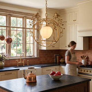 Avionet Songbird Brass Chandelier – detail 10