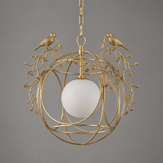 Avionet Songbird Brass Chandelier – detail 13