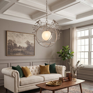 Avionet Songbird Brass Chandelier – detail 6