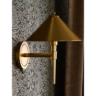 Bravin Brass Cone Sconce