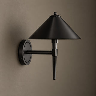 Bravin Brass Cone Sconce