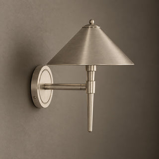 Bravin Brass Cone Sconce