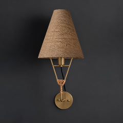 Lacquered Burnished Brass & Linen color