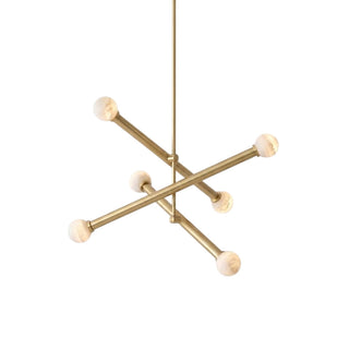 Caelen Alabaster Axis Chandelier