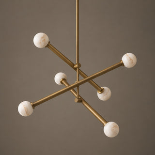 Caelen Alabaster Axis Chandelier