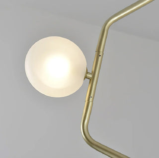 Contour Brass Linear Chandelier – detail 15