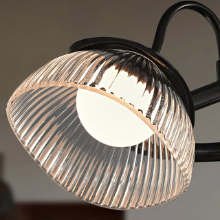 Coronis Linear Fluted Glass LED Chandelier