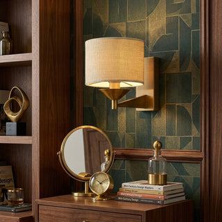 Daelen Linen Wall Sconce