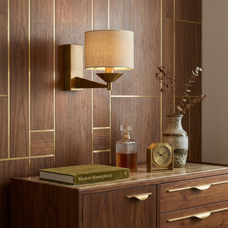 Daelen Linen Wall Sconce