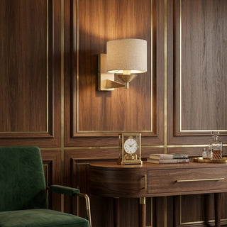 Daelen Linen Wall Sconce