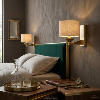 Daelen Linen Wall Sconce