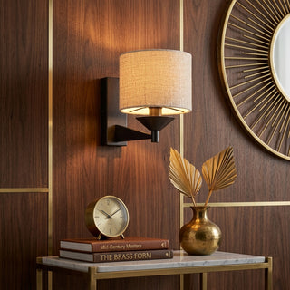 Daelen Linen Wall Sconce