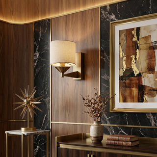 Daelen Linen Wall Sconce