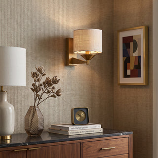 Daelen Linen Wall Sconce