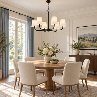 Lampadario a bracci sottile Davenis
