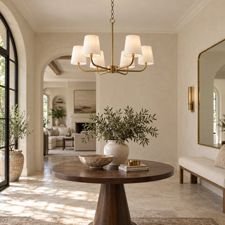 Lampadario a bracci sottile Davenis