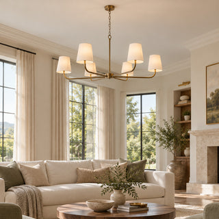 Lampadario a bracci sottile Davenis